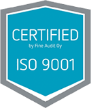ISO 9001 sertifioitu
